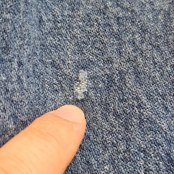 Wrangler 936DEN Jeans Mens Tag 34x30 Fit 32x28 Blue Dark Wash Denim Cowboy Cut - Picture 10 of 11